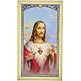 Traditional Holy Cards with Catholic Art and Prayers (Sacred Heart of Jesus)