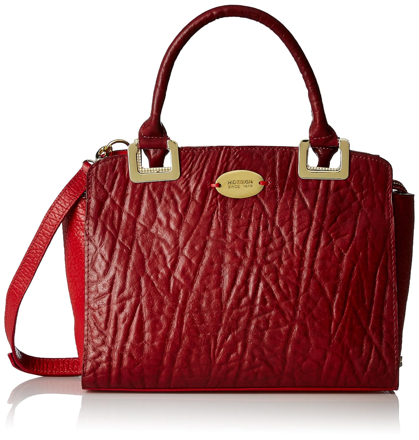 hidesign women's satchel (red)