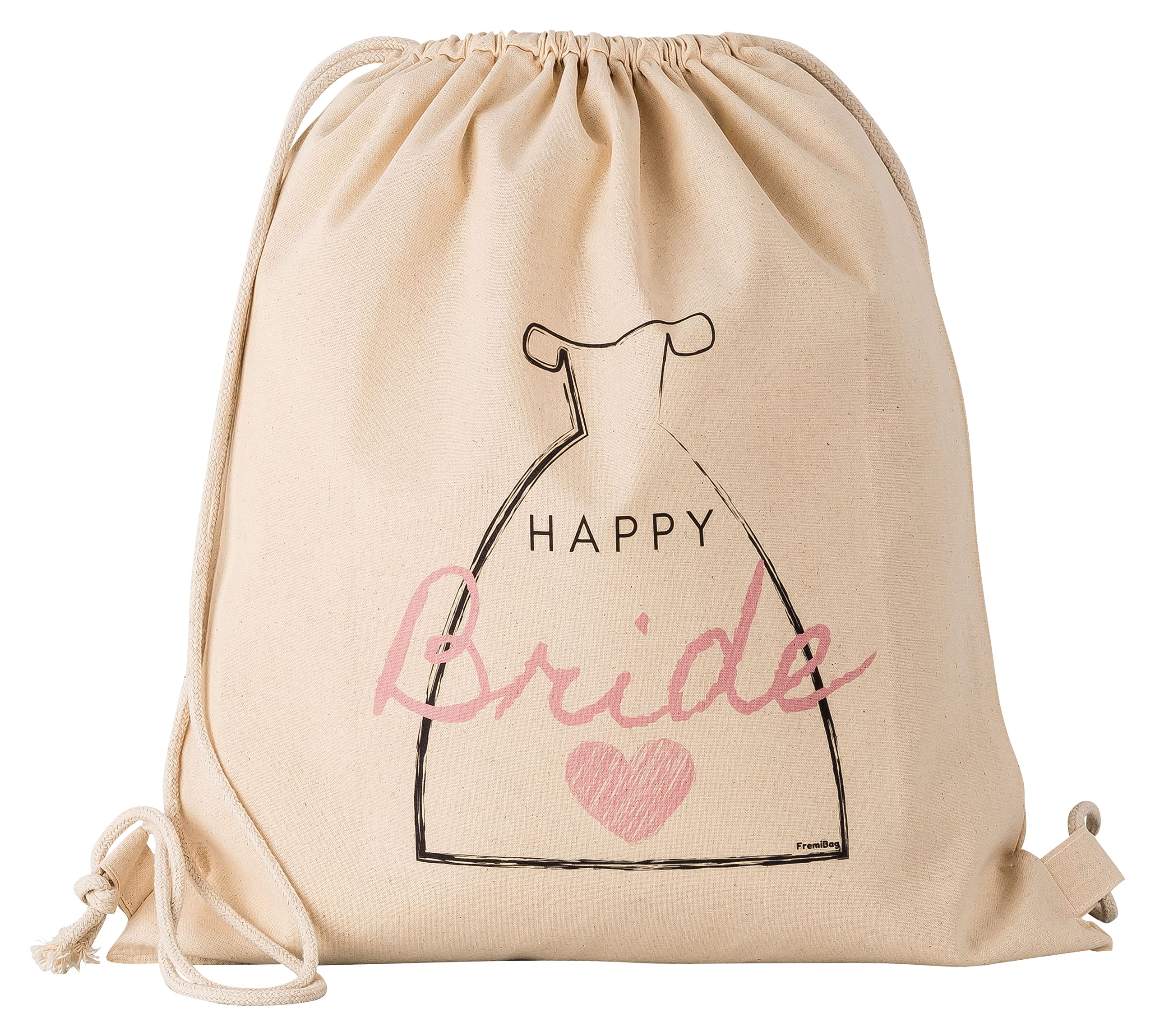 FremiBag Happy Bride & Team Bride Cotton Hen Party Gym Bag