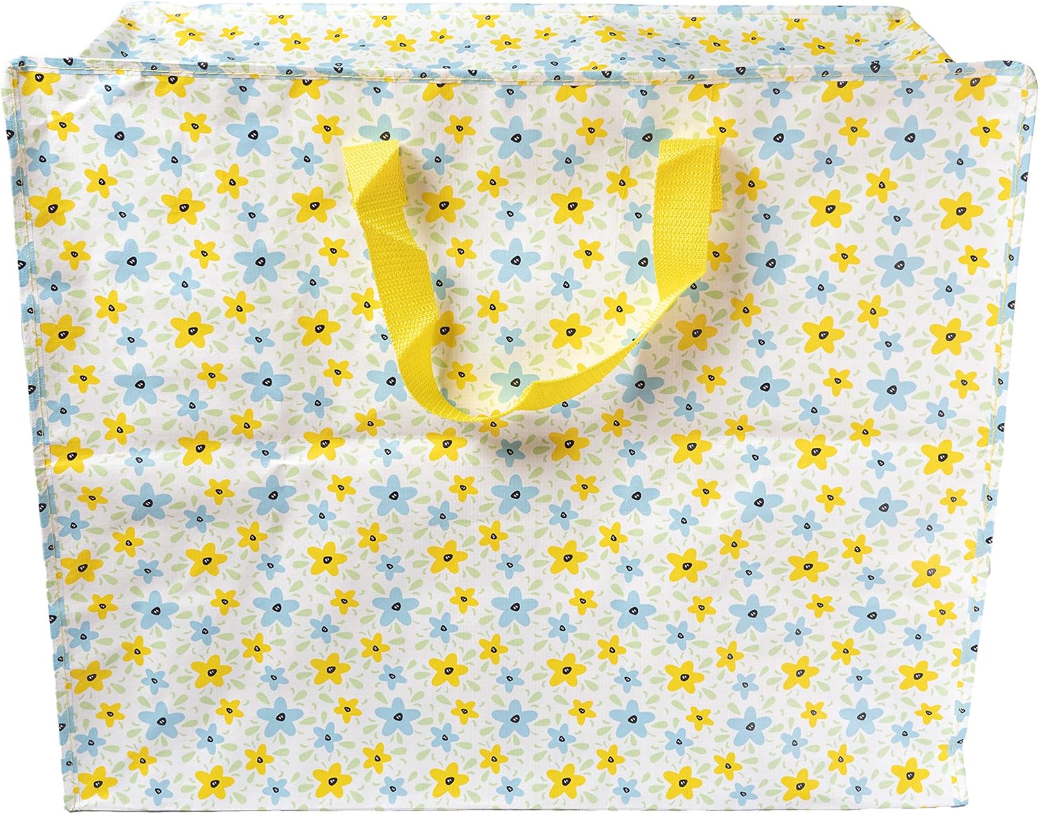 Happy Planet Giftshop Large Jumbo Storage Bag with Zip 58 x 47 x 30cm 80l (Summer Flowers) (Single - Multipacks Available) - Image 3