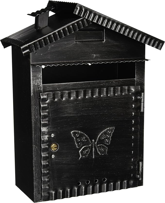 Retour Colissimo Boîte Aux Lettres Amazon Vigor Blinky 27340-20 Boîte aux lettres en fer forgé patiné en forme de