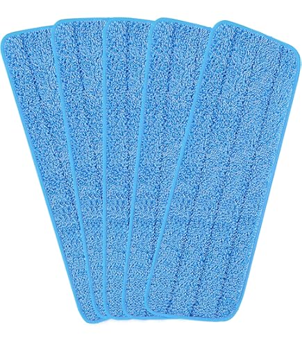 TreeLen 3 Packs Microfiber Mop Pads Spray Mop Replacement Heads Wet/Dry Floor Cleaning Refill Mop Pads Compatible With Rubbermaid Reveal,Swiffer PowerMop Refill,Libman