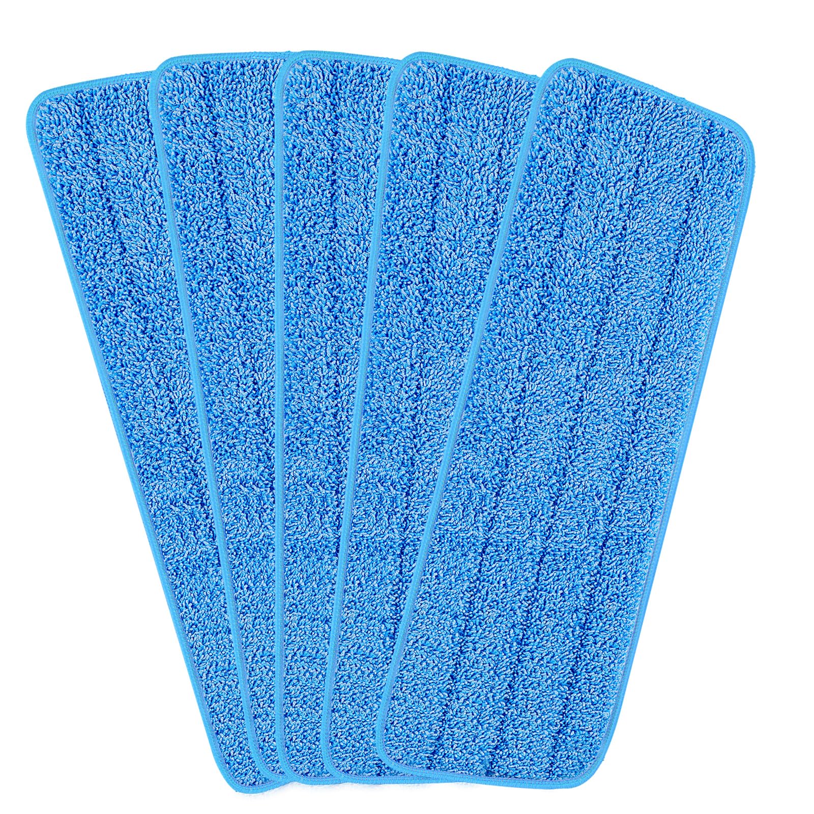 Photo 1 of 16.5 inch Reusable Mop Pads Microfiber Spray Mop Replacement Heads for Wet/Dry Mops Compatible with Bona Floor Care System (5 Pack)