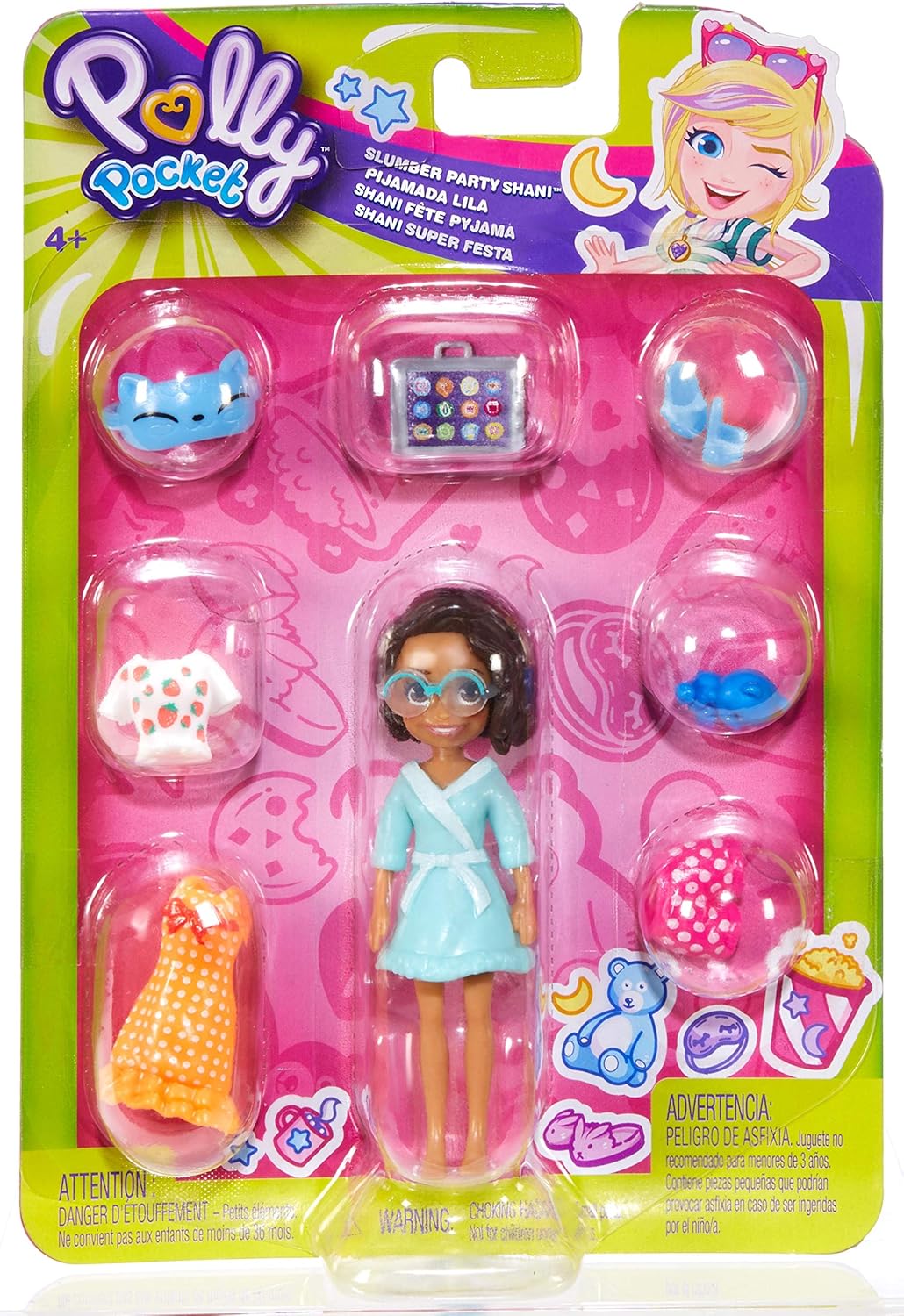casa de pijamada polly pocket