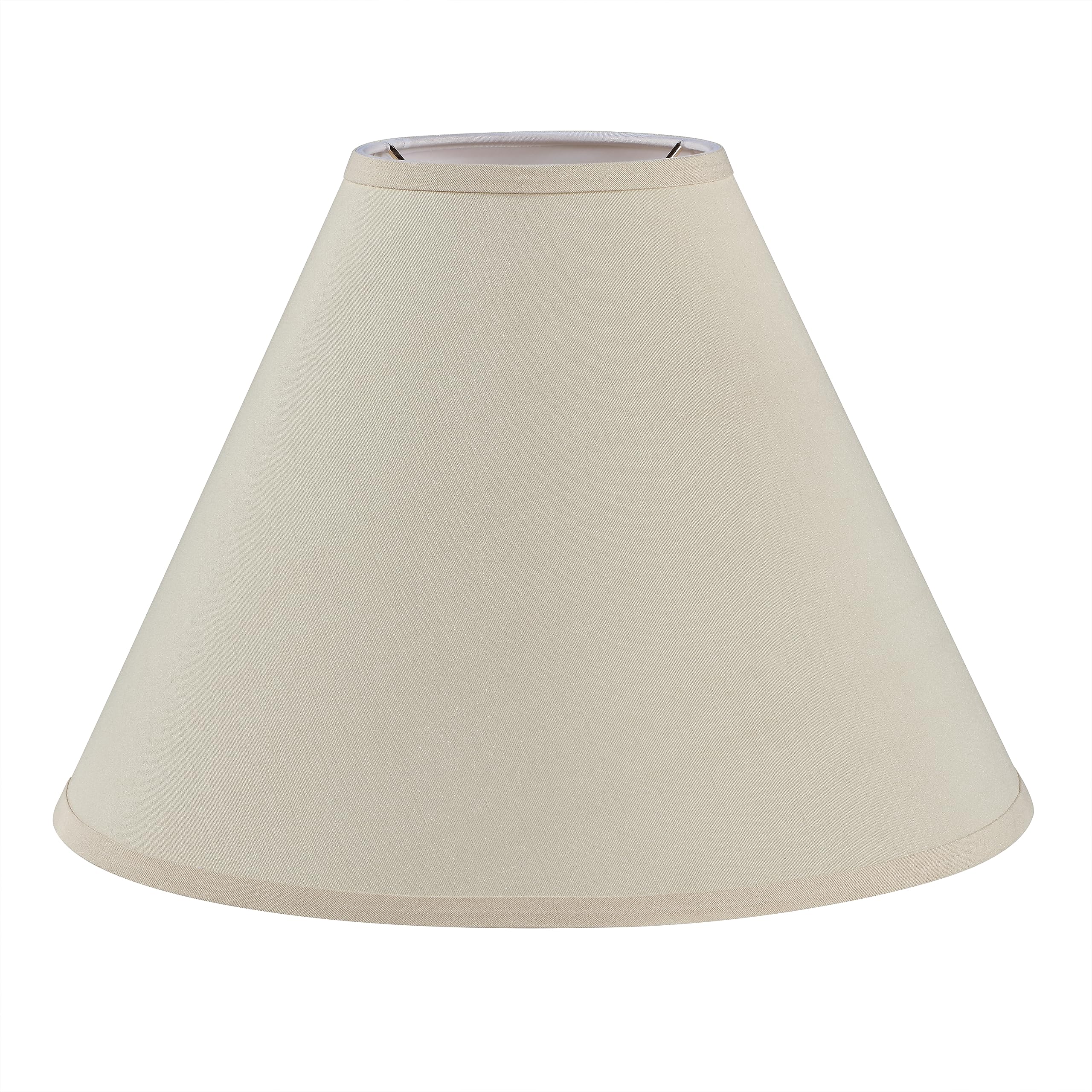 Photo 1 of ***BENT *** Aspen Creative 32269 Transitional Hardback Empire Shape Spider Construction Lamp Shade in Beige, 16" wide (6" x 16" x 12")