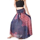 Banjamath® Women's Long Bohemian Style Gypsy Boho Hippie Skirt