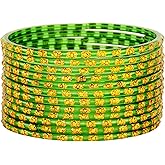 JD'Z Indian Jewelry Bangles Bollywood Bangle set bracelets for women Bridal Ethnic Dailywear Glass Bangles Set For Women Traditional