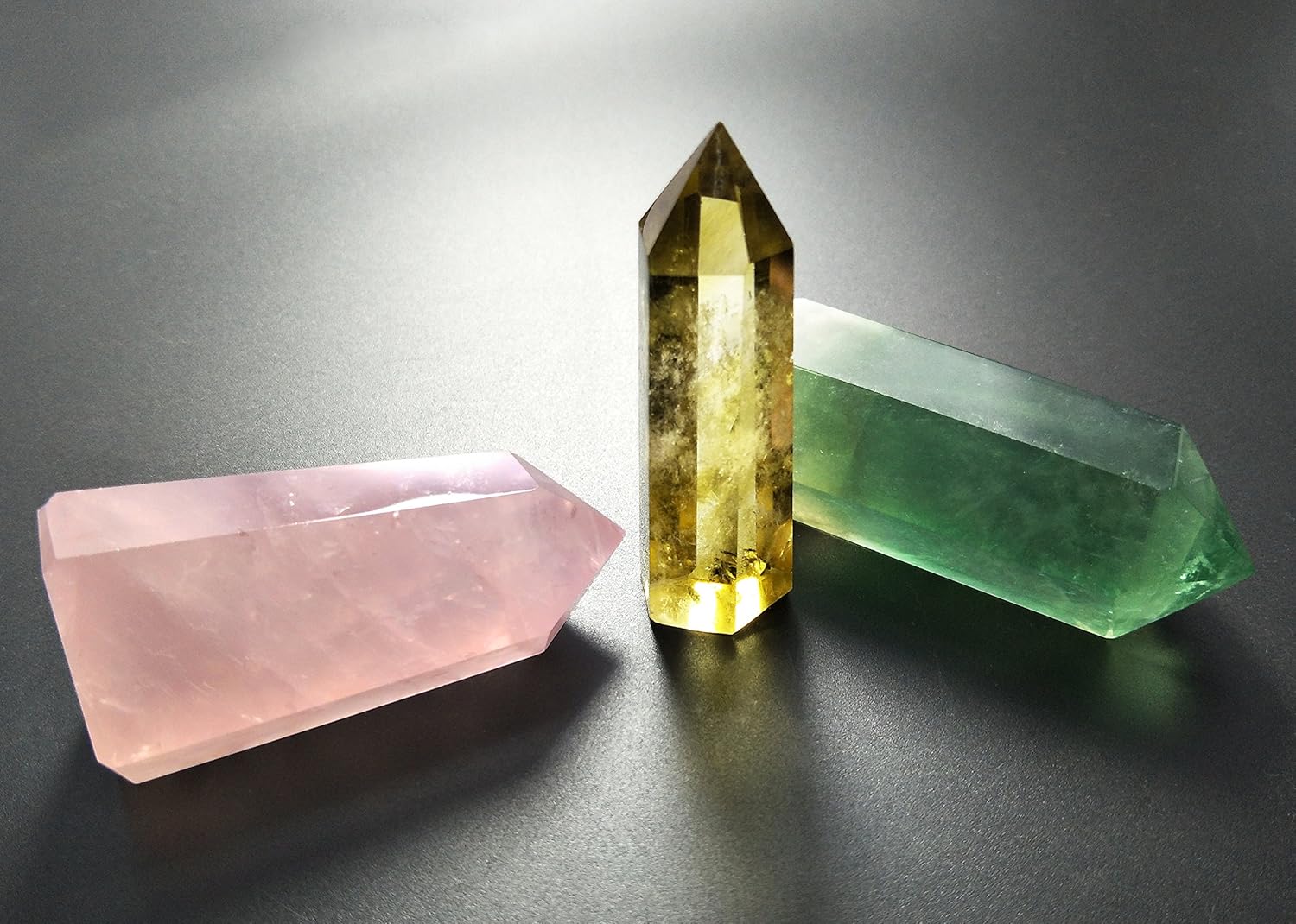 3-Piece Crystal Wands of Rose Quartz - Image 3