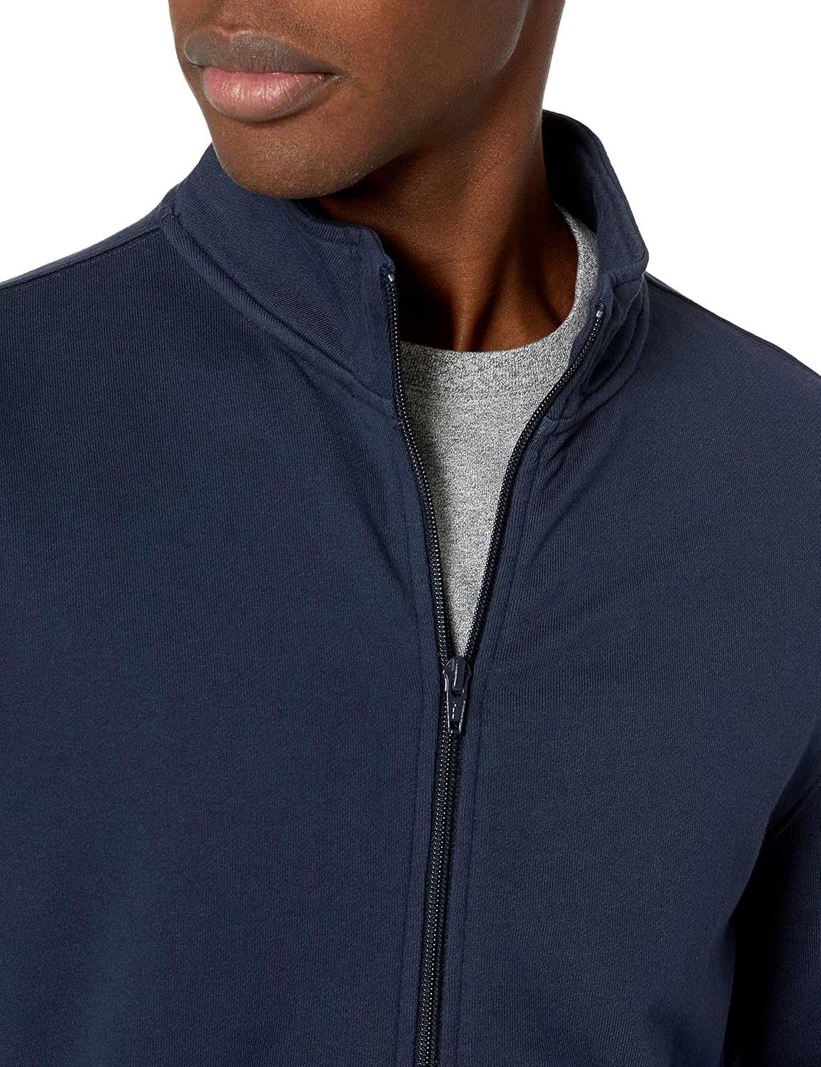  Brand - Goodthreads Men's Lightweight French Terry Track Jacket: Clothing