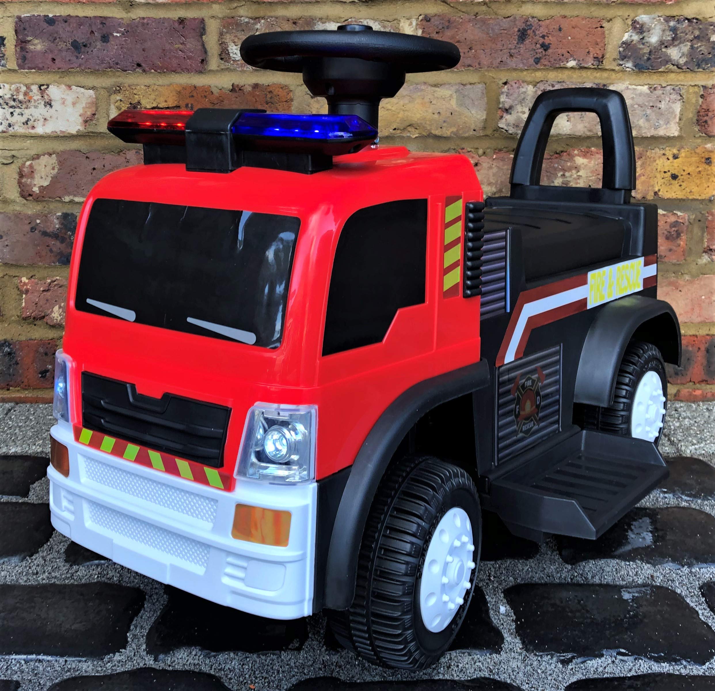 6v ride on fire engine