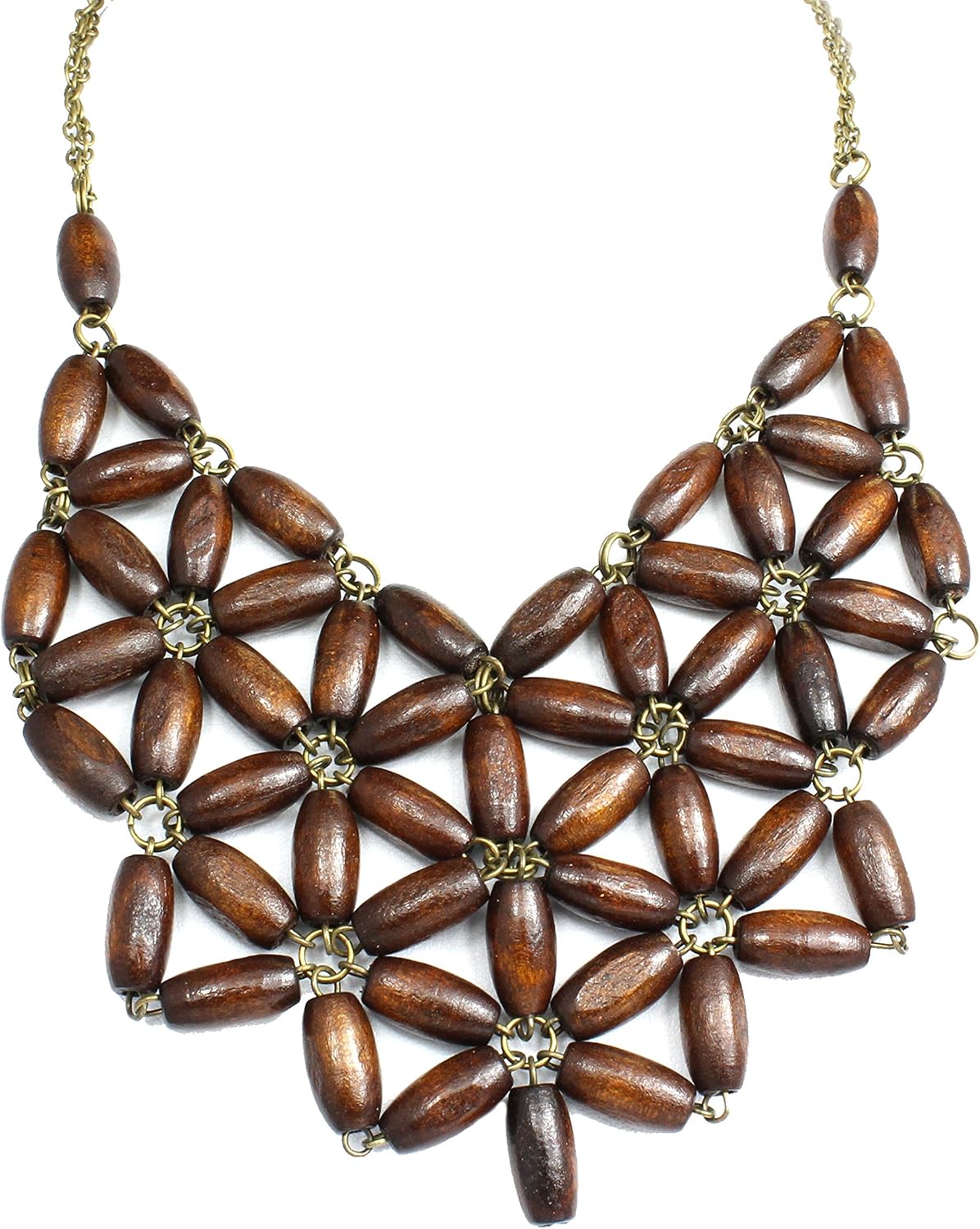 Starfish Project, Handmade Chocolate Brown Blossom Bib