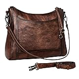 Iswee Leather Crossbody Bags for Women Shoulder