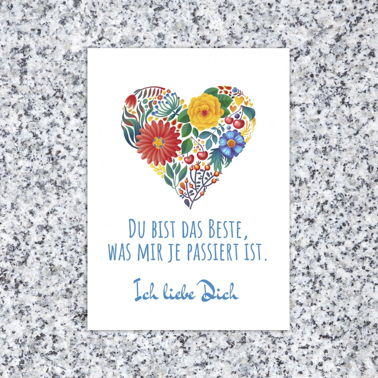 Motif Cute Love Heart Flower With Cool Saying With Envelope Card For Lovers Valentine S Day Greeting Card Card For Him And Her Love Card Amazon De Burobedarf Schreibwaren