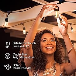 Brightech Ambience Pro 27 Ft Solar Powered Outdoor