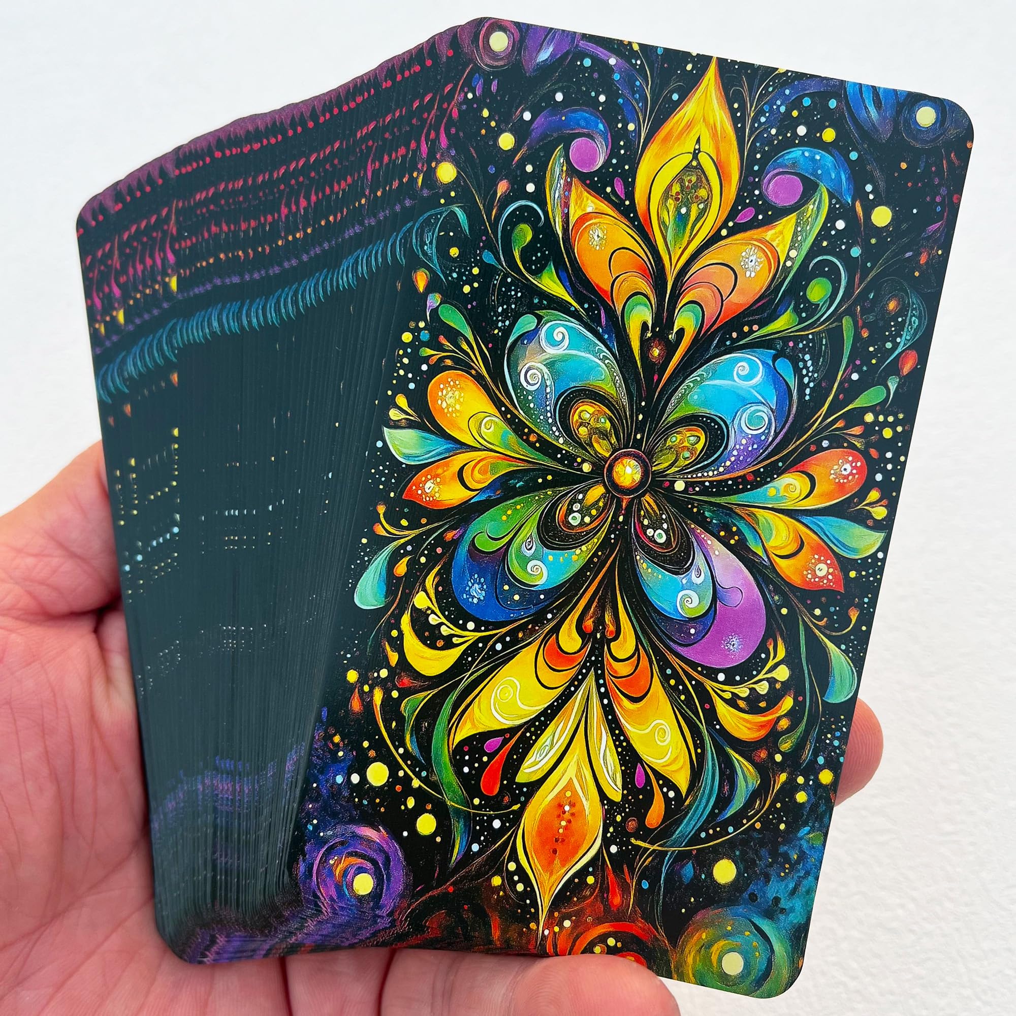 GZXINKE Love Oracle Deck, Twin Flame Tarot Cards, Mystic Love Oracle Cards for Soul Connections, Romance and Healing Oracle Cards for Beginners