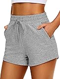 IWD Womens Sweat Shorts Casual Summer Comfy Cotton