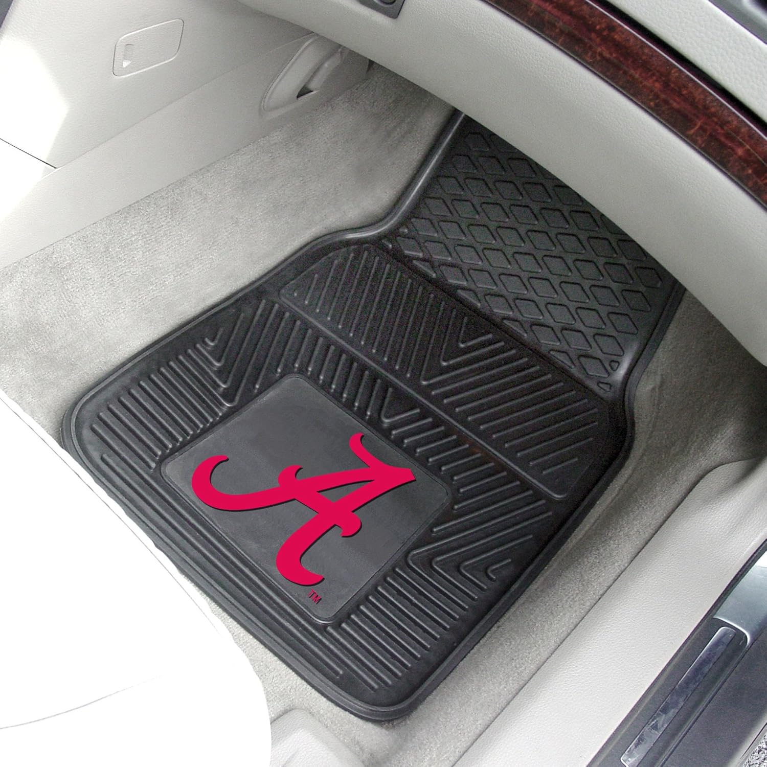Amazon Com University Of Alabama Heavy Duty Vinyl Car Mats Set