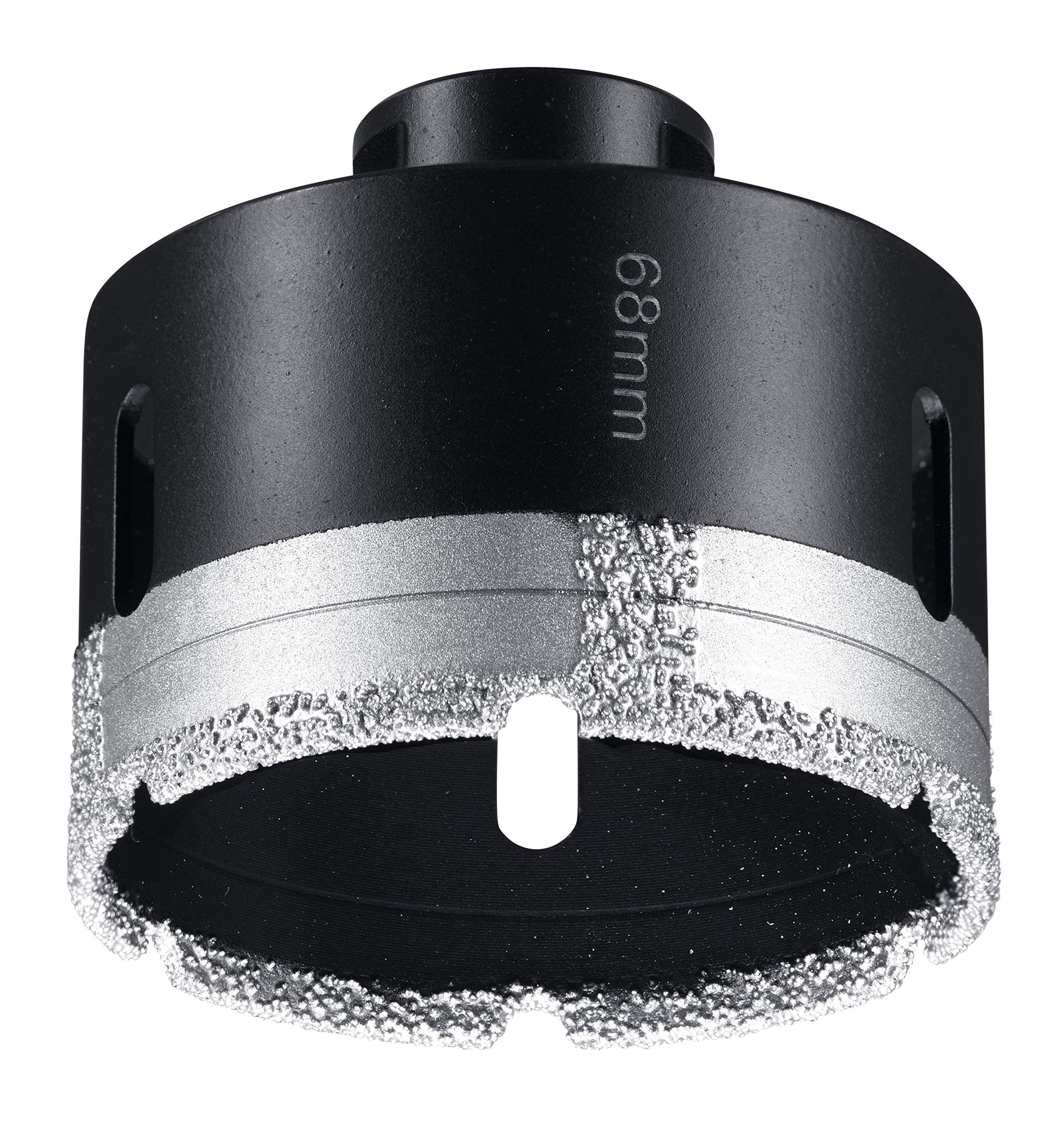 kwb 68mm Diamond Tile Hole Saw for Angle Grinders, M14 Arbor, Dry Cutting, Industrial-Grade