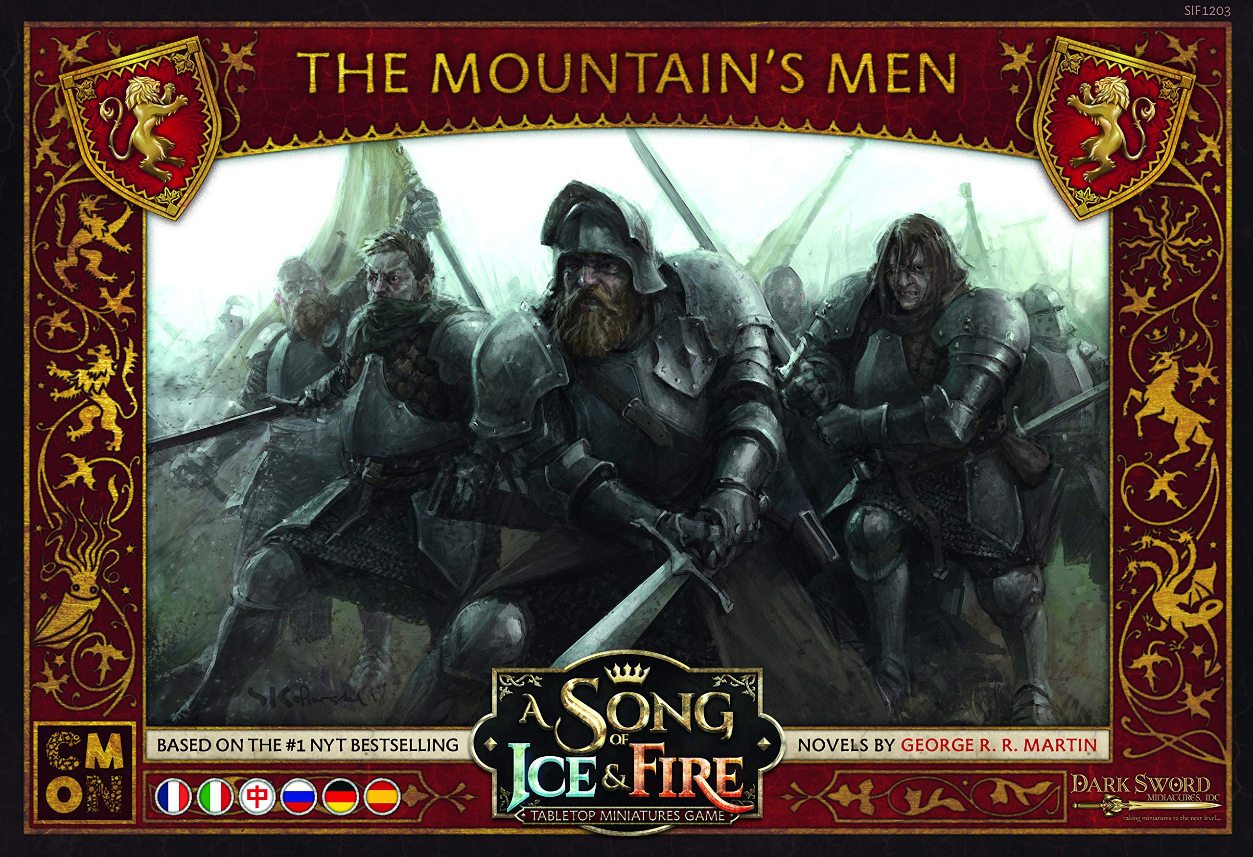 Asmodee | CMON | A Song of Ice & Fire – Mountain’s Men of House Clegane | Expansion | Tabletop | 2 Players | From 14+ Years | 45+ Minutes | German | Multilingual