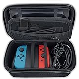 Subsonic - AntiShock Tragetasche f&uuml;r Nintendo Switch - Hartschalen Case f&uuml;r dNintendo Switch Konsole und Zubeh&ouml;r - SCHWARZE - All in one armor case