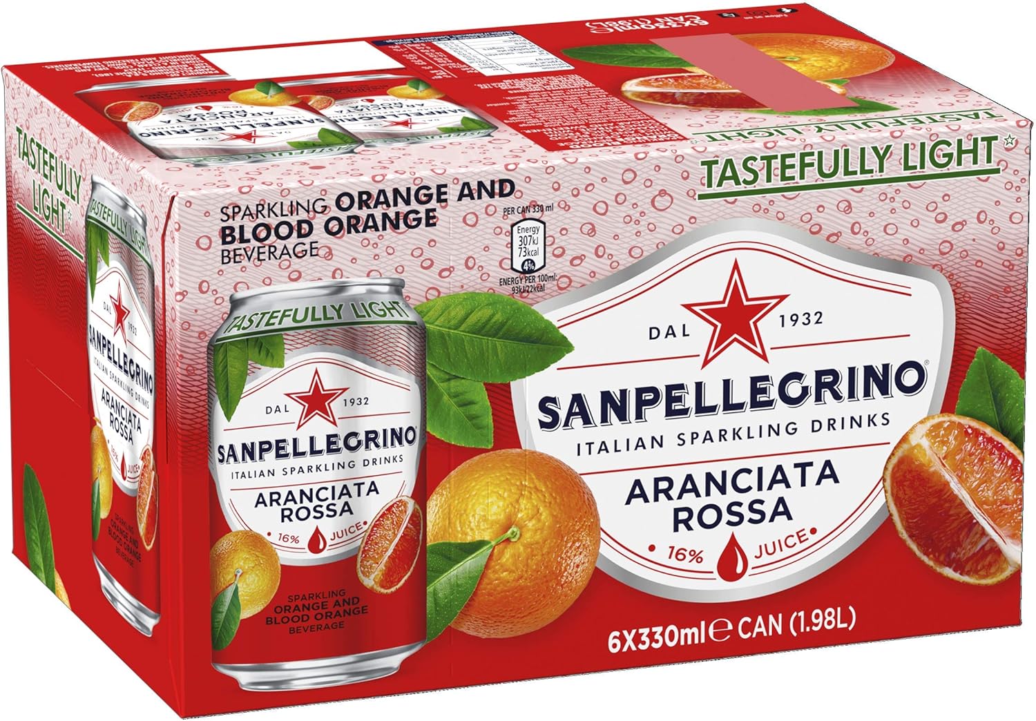 San Pellegrino Blood Orange 6x330ml Amazon.co.uk Prime Pantry