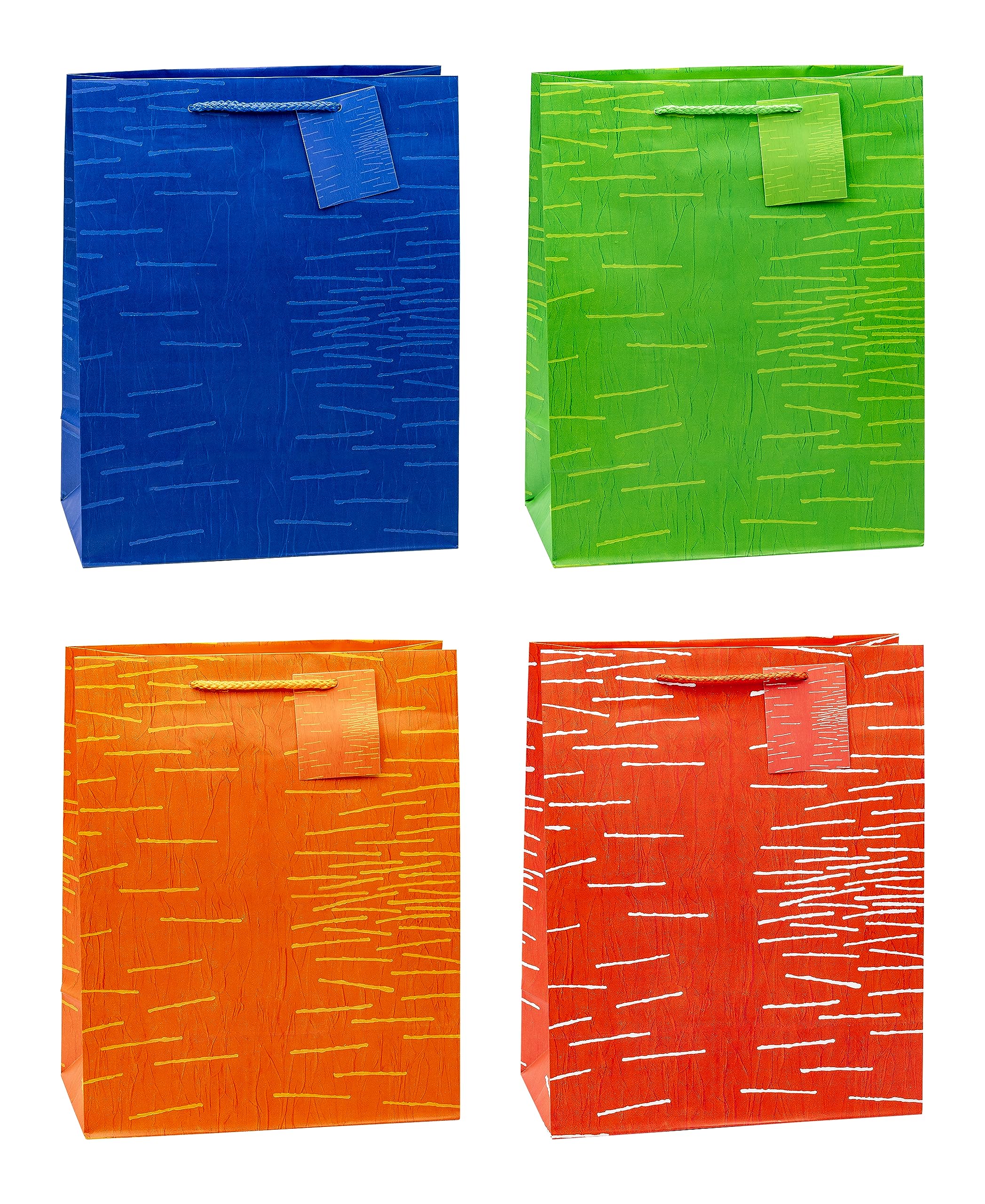 TSI 85311 Gift Bags Laura, Pack of 12, Size: Large (10 x 5.5 x 12.5 inch)