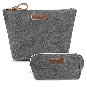 small canvas makeup bag