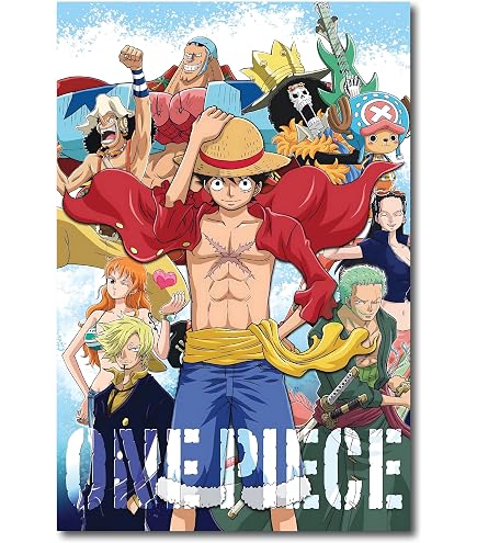 One Piece Anime Poster by Lebe and Liebe