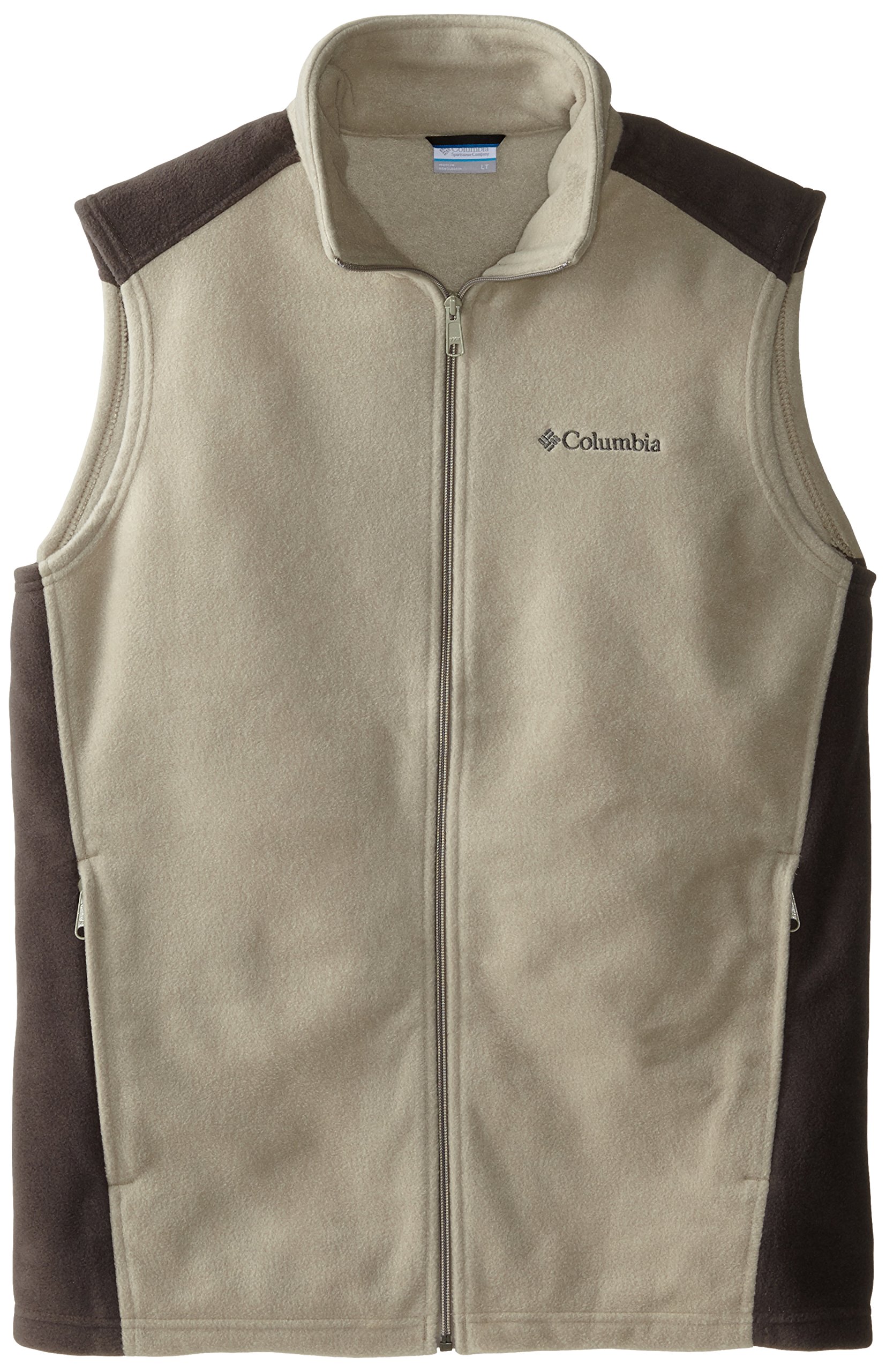 Columbia Men's Big Steens Mountain and Tall Vest, Tusk/Buffalo, 6X