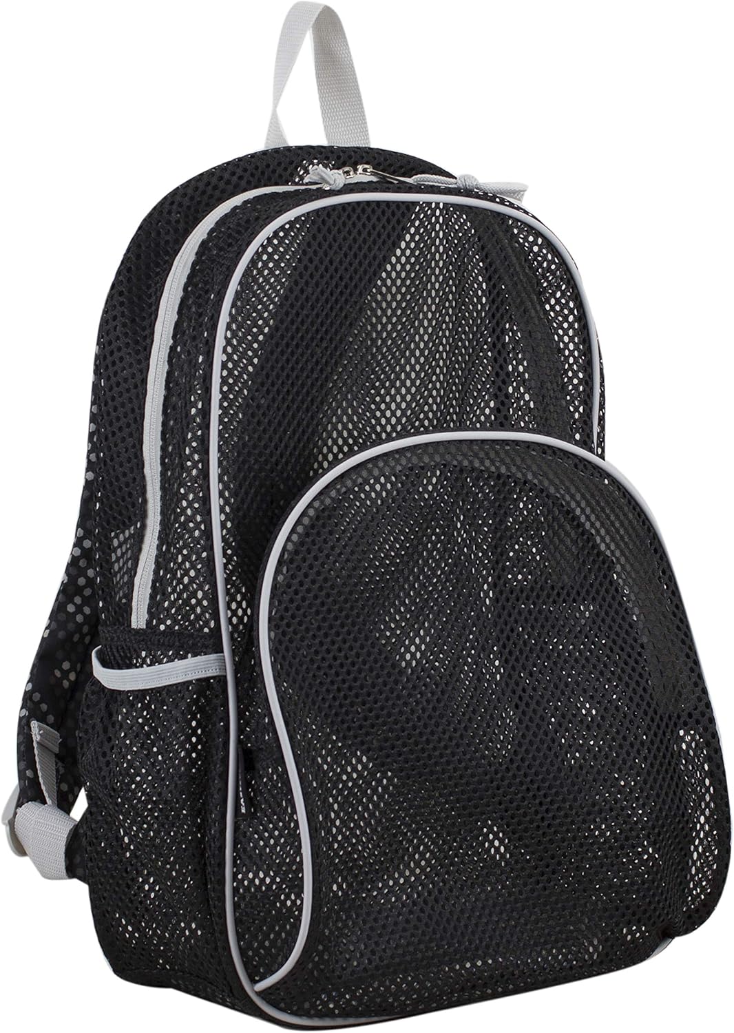 Eastsport Mesh Backpack With Padded Shoulder Straps, Black