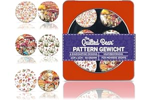 The Quilted Bear Tailor's Weights - Scratch-Resistant Weights for Weighing for Sewing & Fabrics, Sewing Pattern Weights with 
