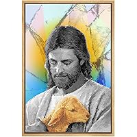 SIGNWIN Framed Canvas Wall Art Black and White Horse Canvas Prints Home Artwork Decoration for Living Room,Bedroom - 16