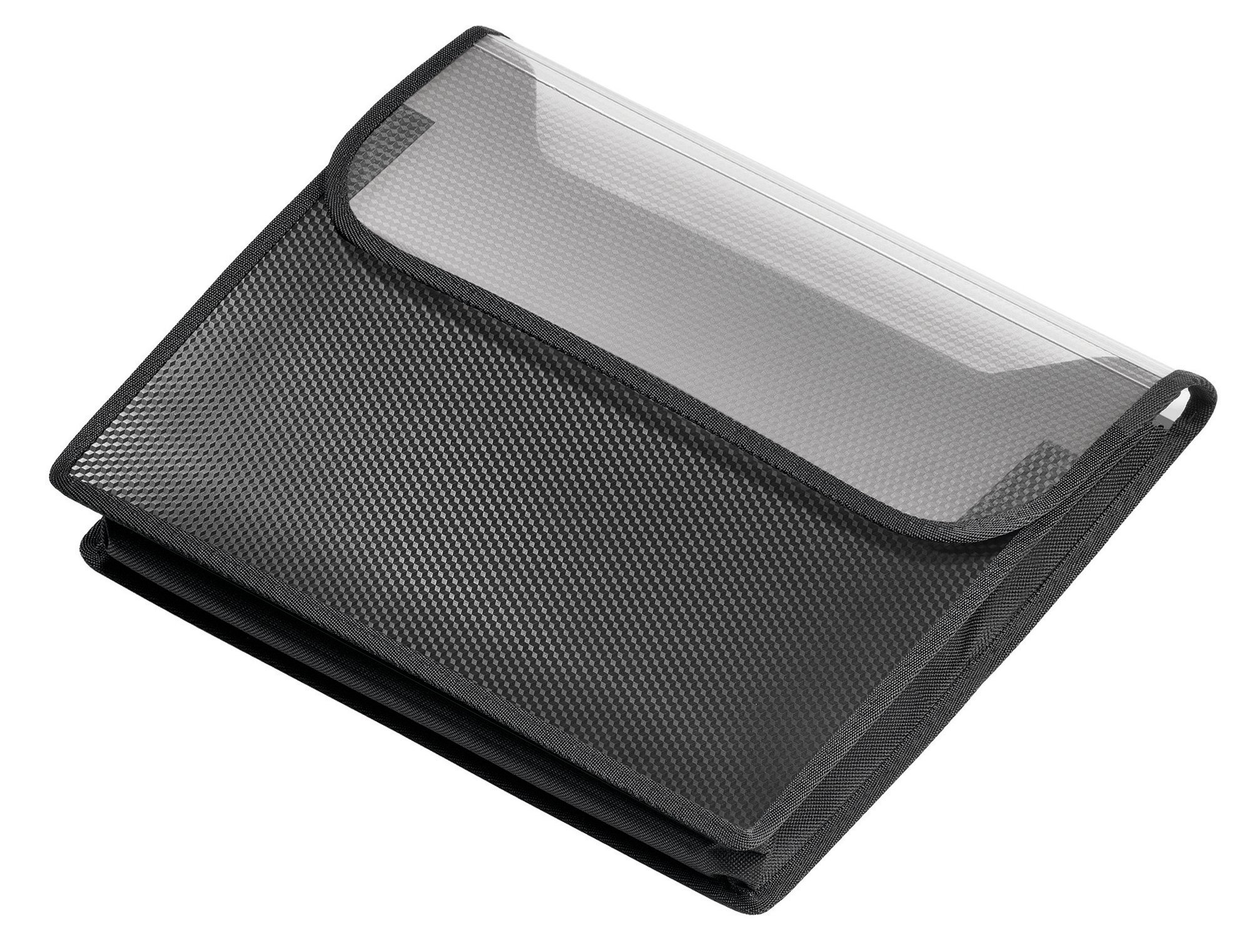 VELOFLEX VELOBAG 1443482 Collection Box File Folder DIN A4 Polypropylene Film 40 mm Filling Height Black Pack of 1