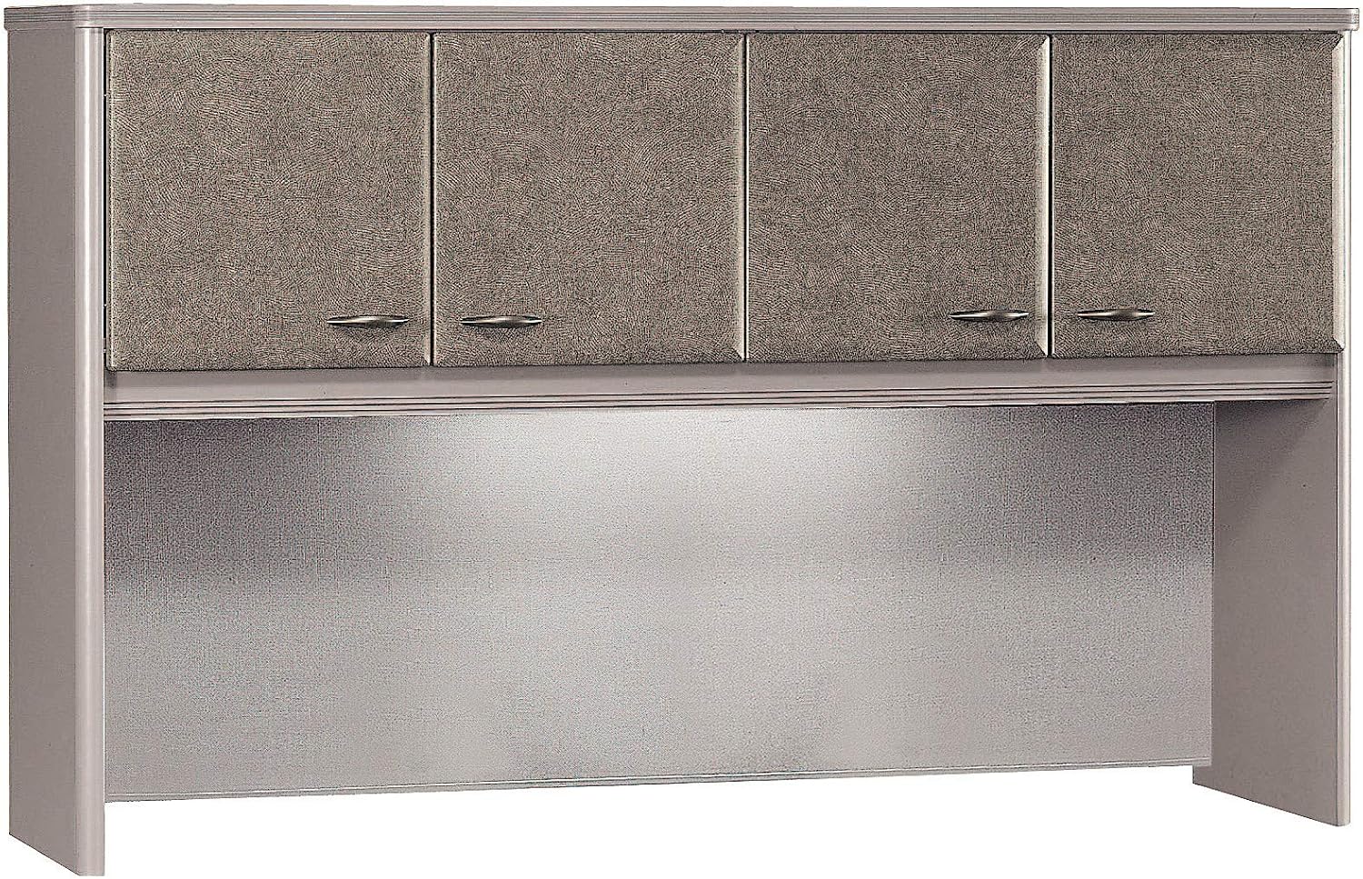 Bush Business Furniture Series A Collection 60W Hutch in Pewter