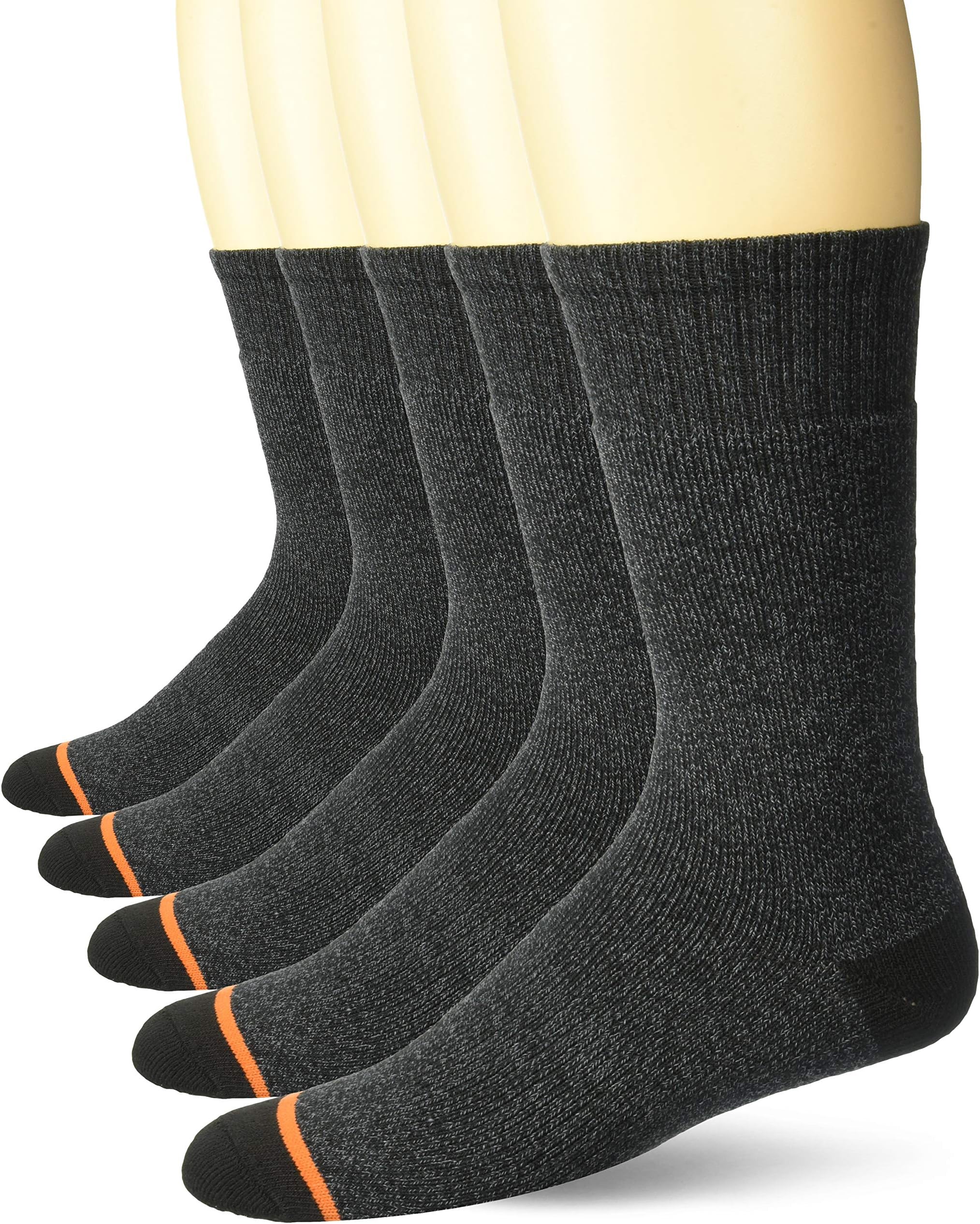 Weatherproof Men's 5 Pack Full Terry Thermal Crew Socks