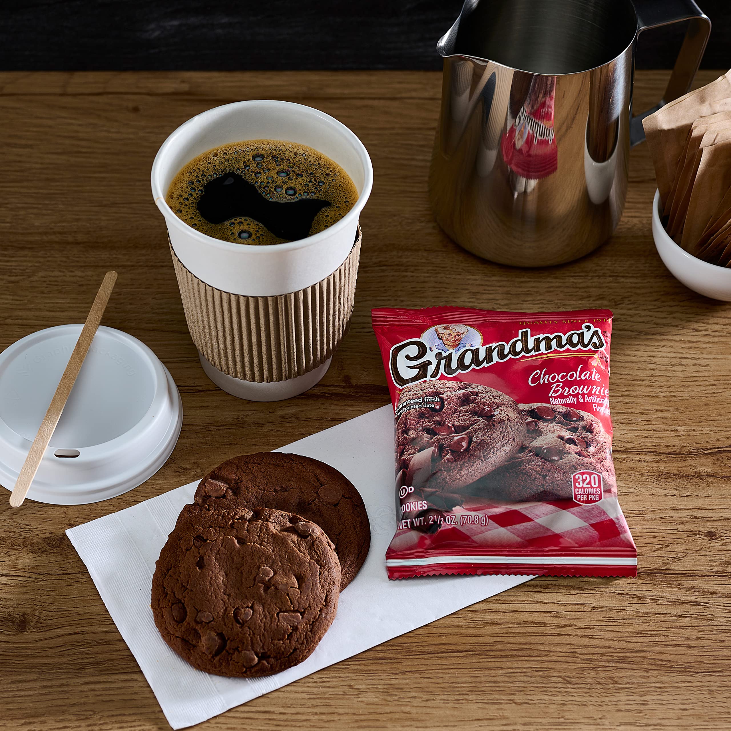 Grandma's Cookies, Chocolate Brownie, 2.5 Ounce (Pack of 60) Pricepulse