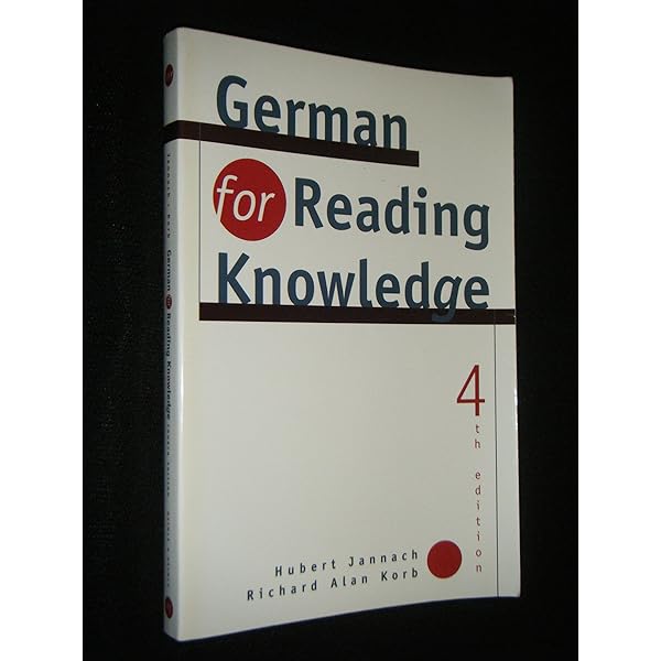 ドイツ語参考書　German for Reading Knowledge German for Reading Knowledge by Hubert Jannach | Goodreads