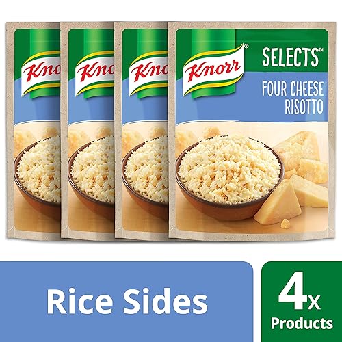 Knorr Selects Rice Side Dish, Four Cheese Risotto 6.2 oz, 4 Pack in