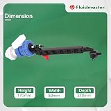 Fluidmaster W.C. Fill Valve Side Entry 1/2 Inch Anti-Siphon Adjustable 6-9 in view 7