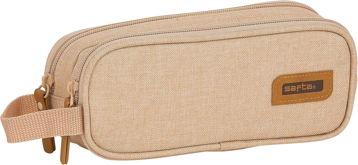 Safta Pencil Case, Grey, Medium (842033513), Mediana
