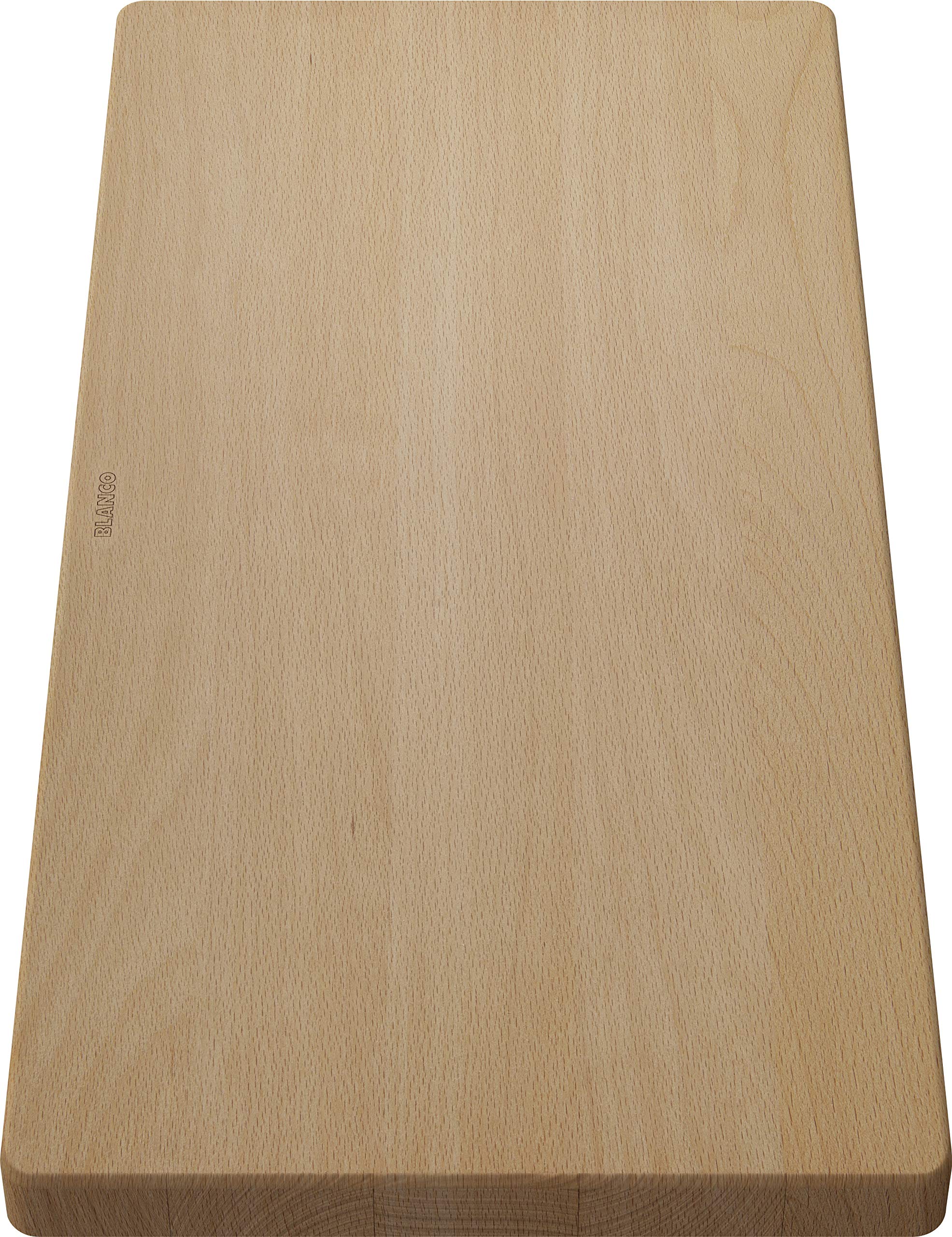 BLANCO 218313 Wooden Chopping Board in Solid Beech, Matching Sink, Accessories for the Kitchen Sink, Beech Wood, 546 x 266 x 34 mm