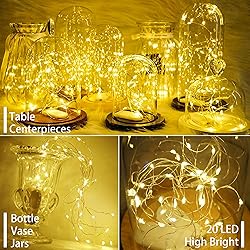 SunKite 16 Packs 20 LED Fairy String Lights Battery