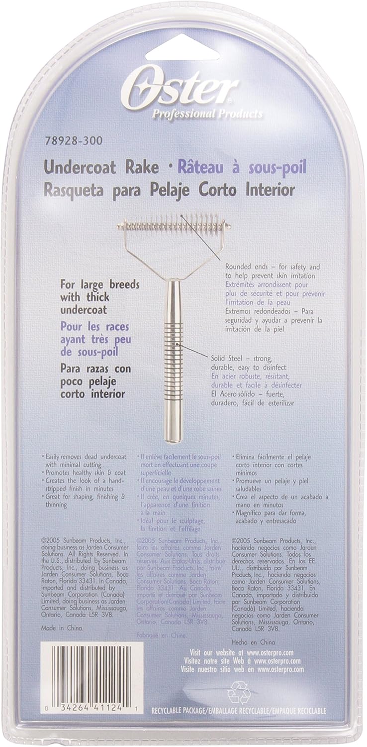 oster dog rake