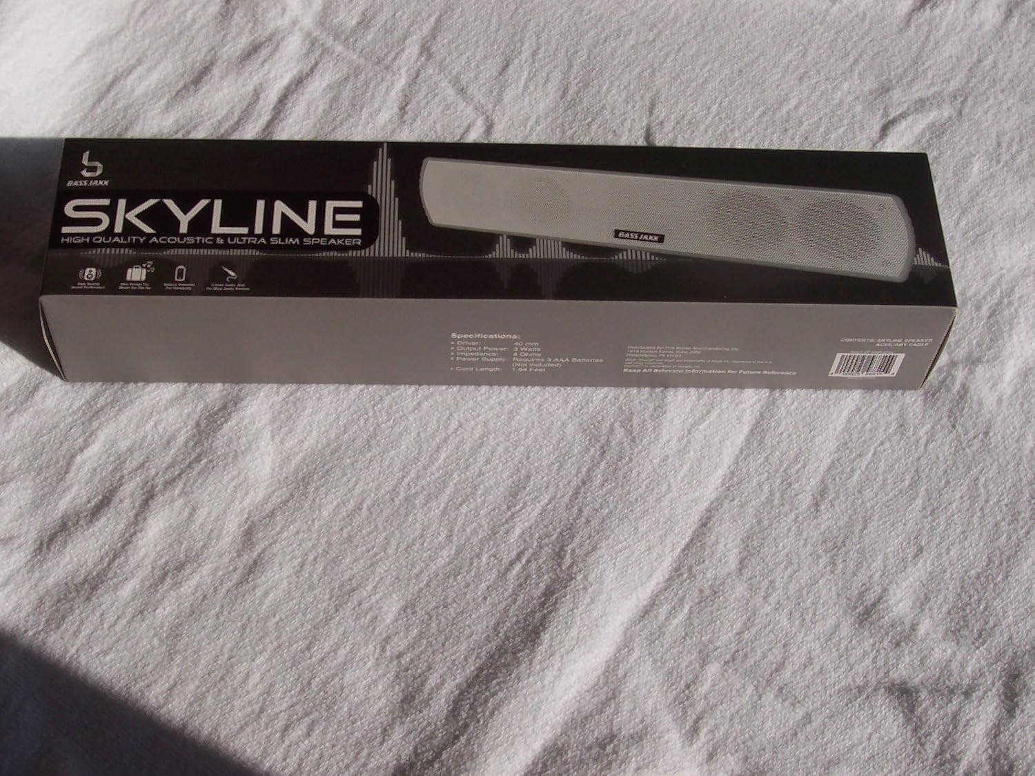 bass jaxx skyline speaker