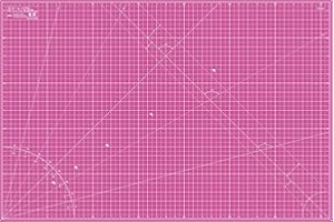 Elan Cutting Mat A1 Pink & Purple, Large Self Healing Cutting Mat 24 x 36 Inch, 5-Ply Craft Board Pink, Hobby Board for Craft