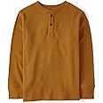 The Children's Place Boys' Long Sleeve Thermal Henley Shirt