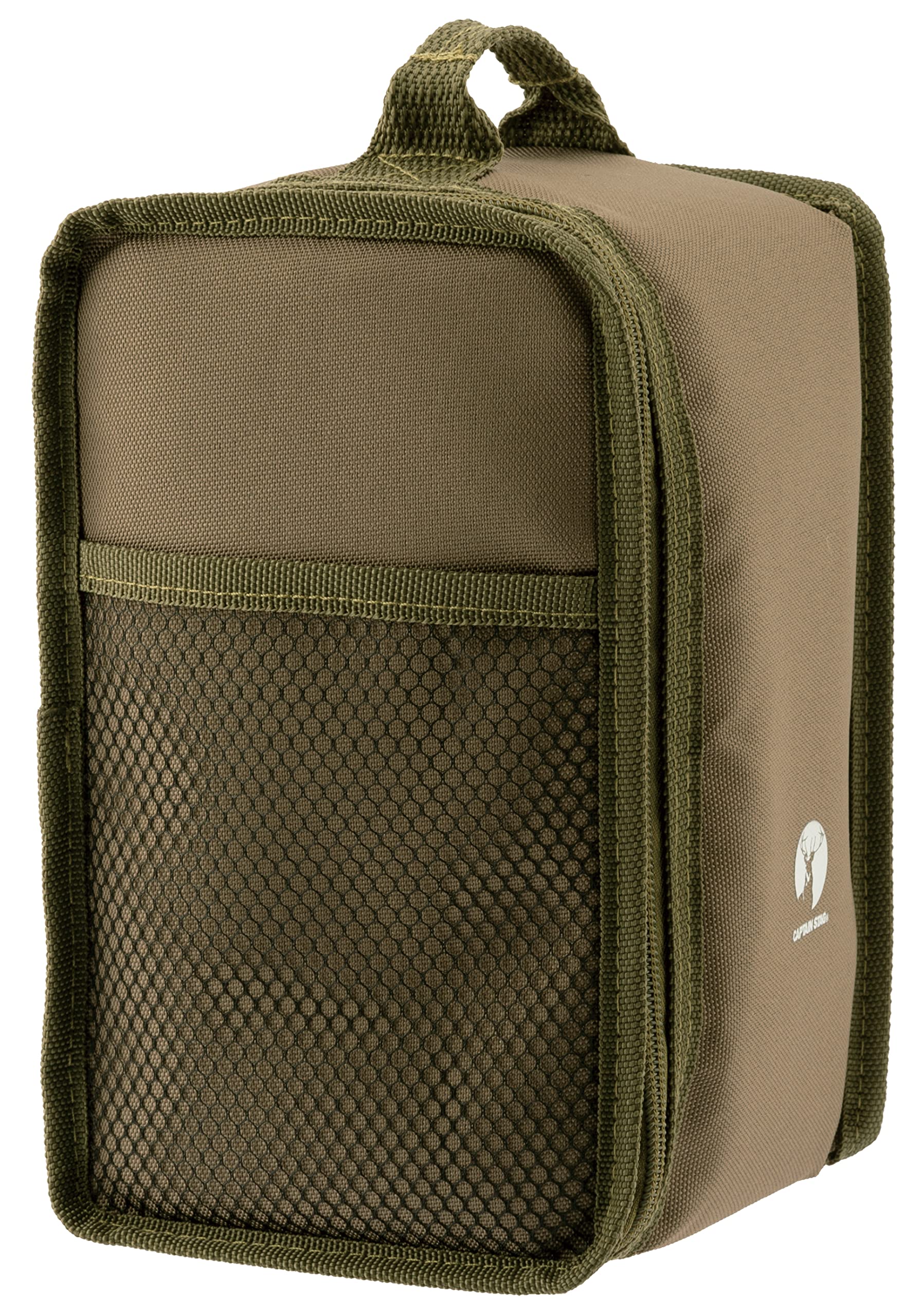 キャプテンスタッグ(CAPTAIN STAG) ランタンケース 収納袋 CS ランタンケース クッション入り Sサイズ オリーブ UM-1579商品画像