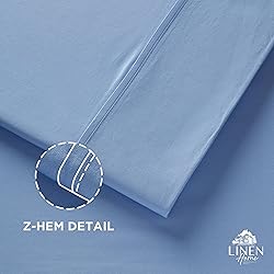 100% Cotton Percale Sheets Full Size, 1 Flat