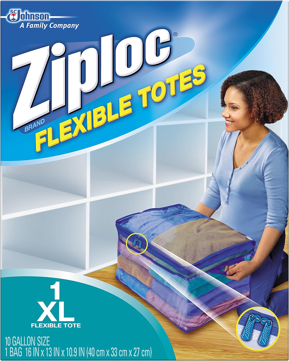 Ziploc Storage Bags for Clothes, Flexible Totes for Easy and Convenient Storage, 1 Jumbo Bag: Health & Personal Care