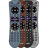 Philips Accessories Universal Remote Control for Samsung, Vizio, LG, Sony, Sharp, Roku, Apple TV, TCL, Panasonic, Smart TVs, 